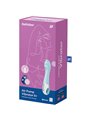 Satisfyer Air Pump Vibrator 5+ Inflatable G-Spot Vibrator App - Blue