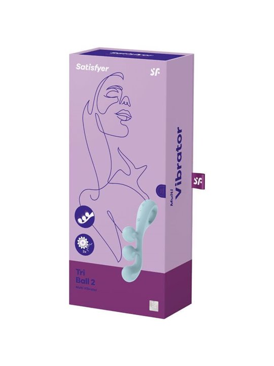 Satisfyer Tri Ball 2 Multi Vibrator - Blue