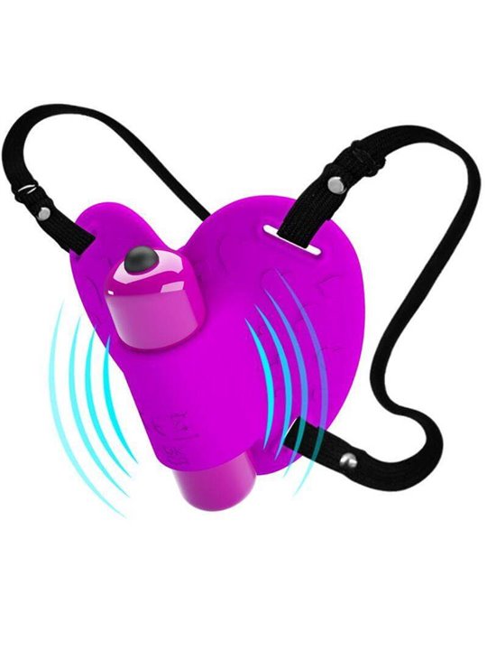 Pretty Love - Heartbeat Clitoris Massager 10 Vibration Modes Purple