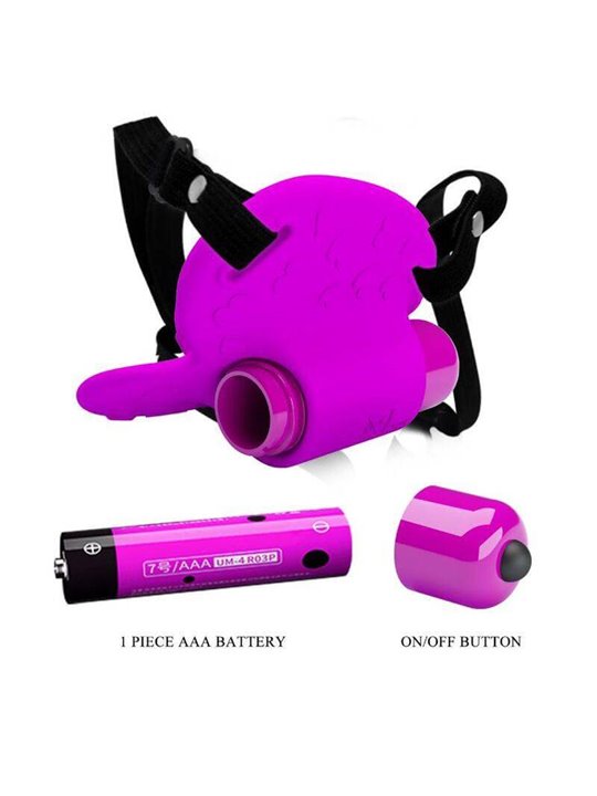Pretty Love - Heartbeat Clitoris Massager 10 Vibration Modes Purple
