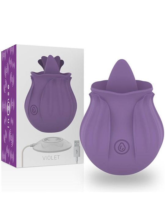 Intense - Violet Cl Toris Stimulator 10 Vibrations Lilac