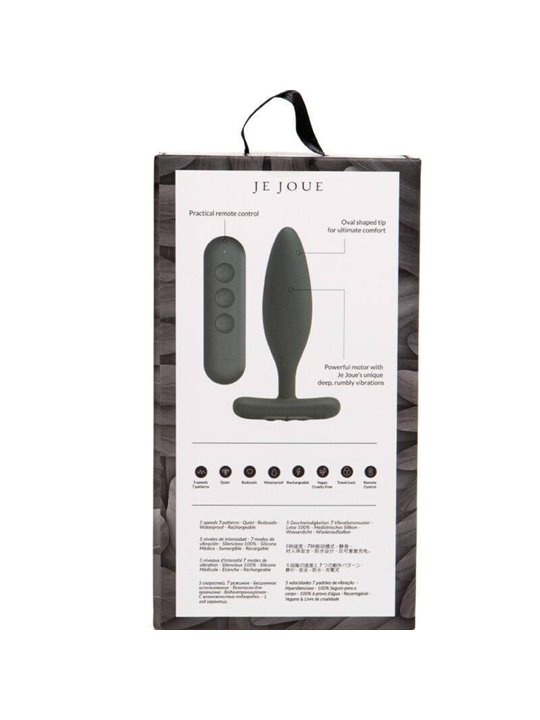 Je Joue - Vesta Anal Plug Vibrator Black