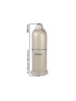 Pasante - Extra Condom Extra Thick 144 Units