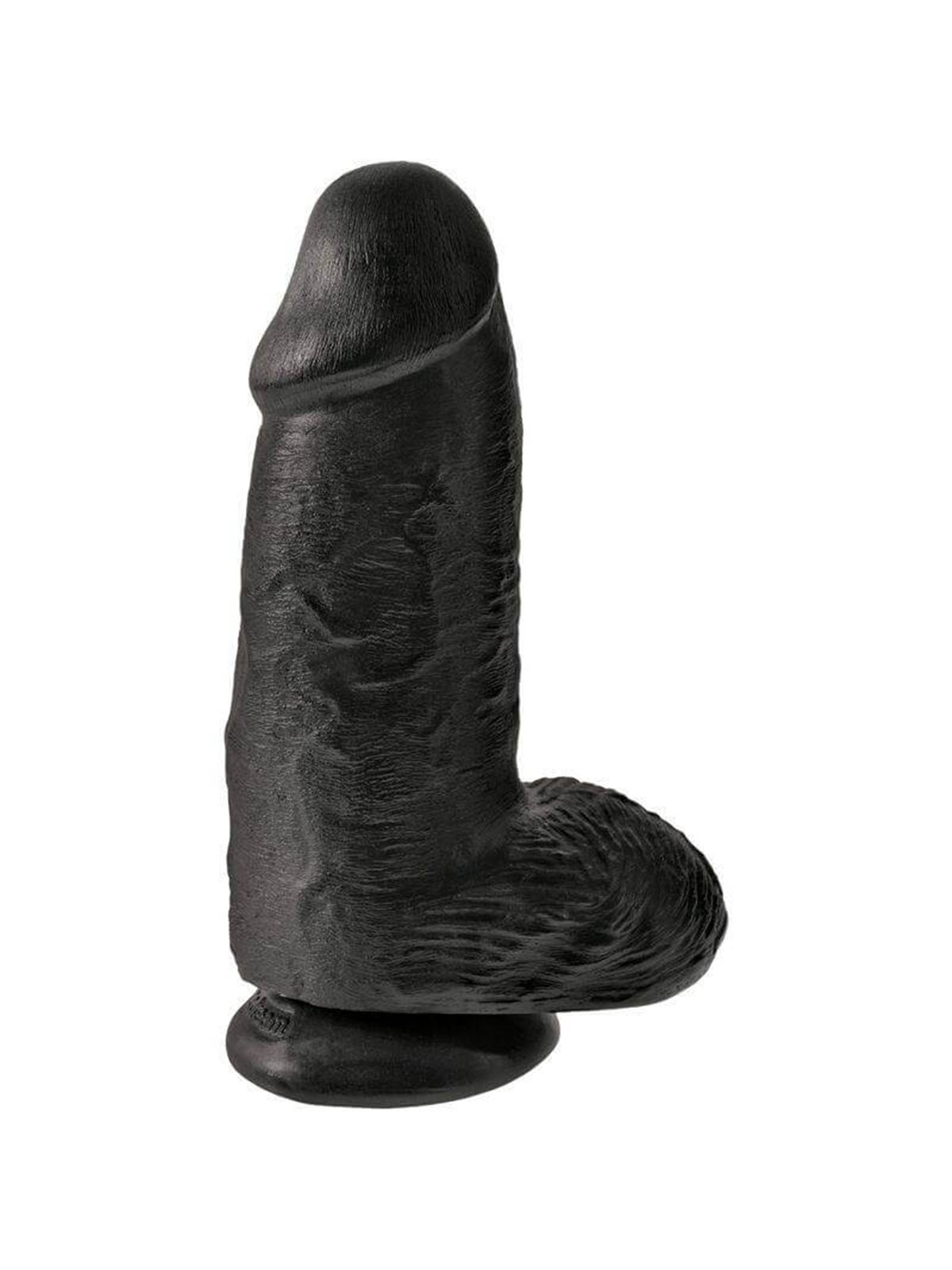 King Cock - Chubby Realistic Penis 23 CM Black