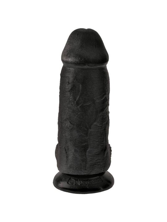 King Cock - Chubby Realistic Penis 23 CM Black