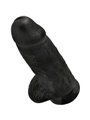 King Cock - Chubby Realistic Penis 23 CM Black