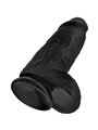 King Cock - Chubby Realistic Penis 23 CM Black