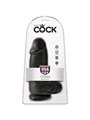 King Cock - Chubby Realistic Penis 23 CM Black