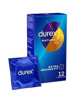 Durex - Preservativi Natural XL 12 Unità