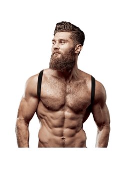 Fetish Submissive Attitude - Men'S Eco-Leather Back Harness