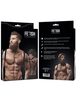 Fetish Submissive Attitude - Men'S Eco-Leather Back Harness