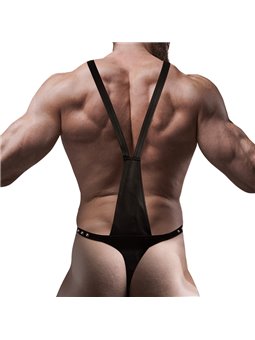 Fetish Submissive Attitude - Men'S V-Shaped Eco-Leather Harness