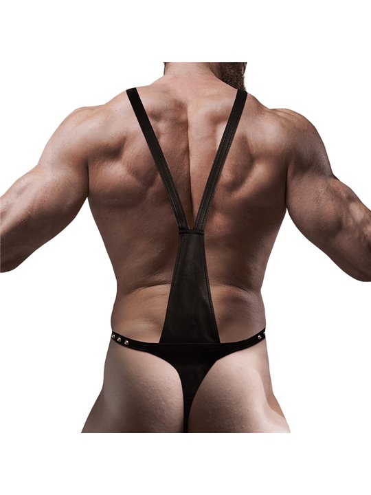 Fetish Submissive Attitude - Men'S V-Shaped Eco-Leather Harness