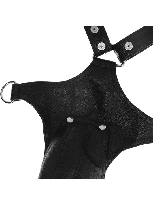 Fetish Submissive Attitude - Men'S V-Shaped Eco-Leather Harness