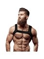 Fetish Submissive Attitude - Neoprene Chest Harness for Men Size L