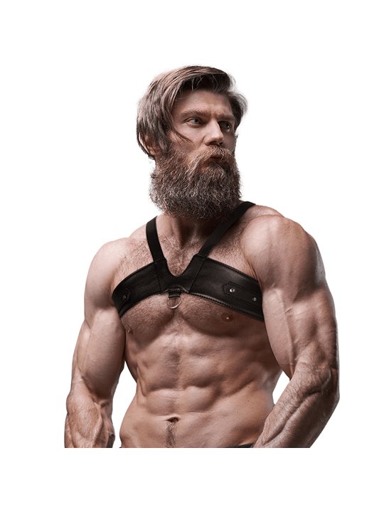 Fetish Submissive Attitude - Men'S Brigade Eco-Leather Chest Harness