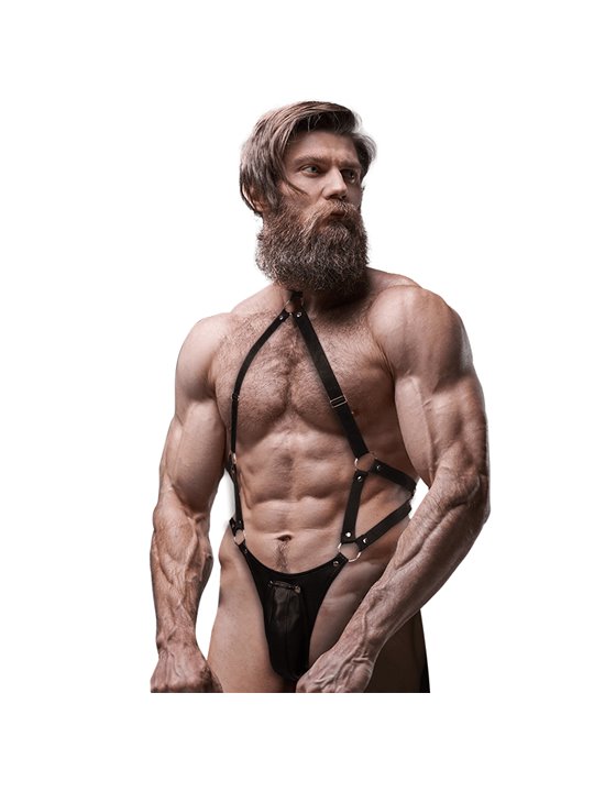 Fetish Submissive Attitude - Men'S Eco-Leather Jock Strap Harness
