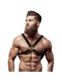 Fetish Submissive Attitude - Men'S Cross Chest Eco-Leather Harness