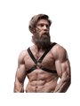 Fetish Submissive Attitude - Men'S Cross Chest Eco-Leather Harness