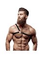Fetish Submissive Attitude - Men'S Crossed Shoulder Eco Leather Harness