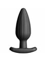 Electrastim  Silicone Noir Rocker Butt Plug Large