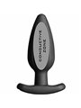 Electrastim  Silicone Noir Rocker Butt Plug Large