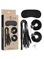 Intense Fetish  - Erotic Playset 1 With Handcuffs, Blind Mask And Flogger