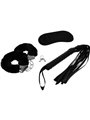 Intense Fetish  - Erotic Playset 1 With Handcuffs, Blind Mask And Flogger