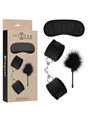 Intense Fetish  - Erotic Playset 2 with Handcuffs, Blind Mask and Tickler