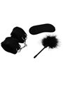 Intense Fetish  - Erotic Playset 2 with Handcuffs, Blind Mask and Tickler