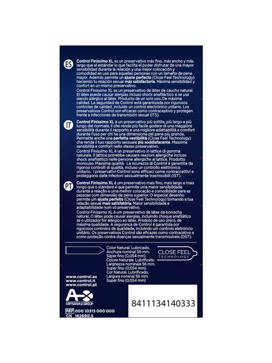 Control - Preservativi Finissimo XL 12 Unità