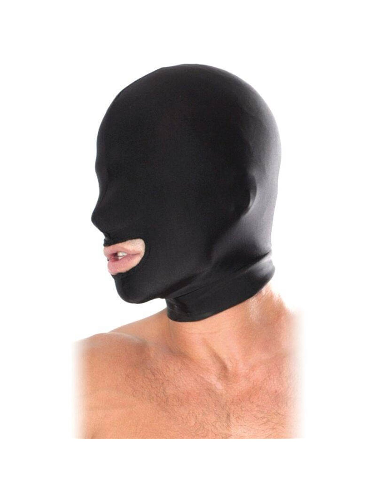 Fetish Fantasy Series - Open Mouth Hood Black