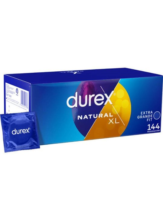 Durex - Preservativi Natural XL 144 Unità