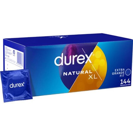 Durex - Preservativi Natural XL 144 Unità