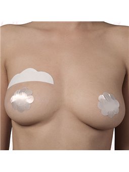 Bye-Bra - Copricapezzoli Volumizzanti in Seta - Coppa F/H Beige