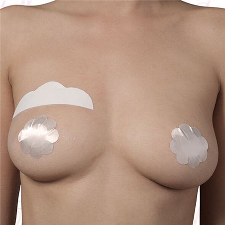 Bye-Bra - Copricapezzoli Volumizzanti in Seta - Coppa F/H Beige