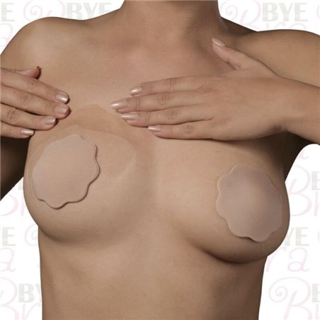 Bye-Bra - Copricapezzoli Volumizzanti in Silicone - Coppa D/F Beige