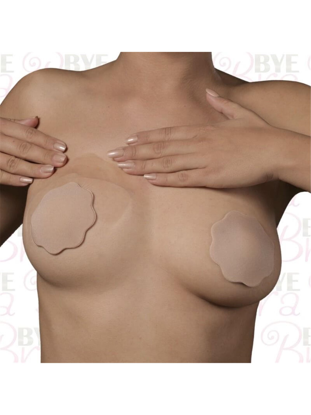 Bye-Bra - Copricapezzoli Volumizzanti in Silicone - Coppa D/F Beige