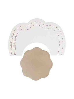 Bye-Bra - Copricapezzoli Volumizzanti in Silicone - Coppa D/F Beige