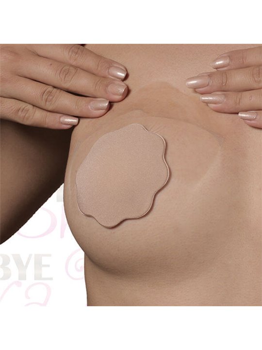 Bye-Bra - Copricapezzoli Volumizzanti in Silicone - Coppa D/F Beige