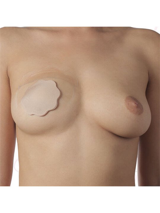 Bye-Bra - Copricapezzoli Volumizzanti in Silicone - Coppa D/F Beige