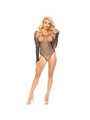 Leg Avenue - Fishnet Thong Back Teddy Bodysuit One Size