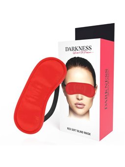 Darkness Red Soft Blind Mask - Mascherina Copri Occhi in Raso Rosso