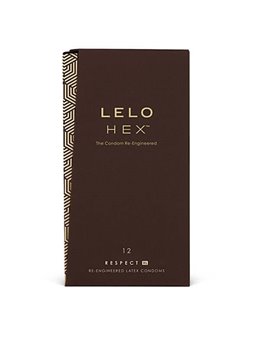 Lelo Hex Respect XL - Natural Latex Condoms Pack of 12