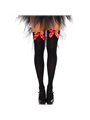 Leg Avenue - Calze in Nylon Sopra il Ginocchio con Fiocco Taglia Unica Rosso