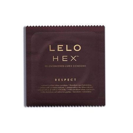 Lelo Hex Respect XL - Natural Latex Condoms Pack of 36