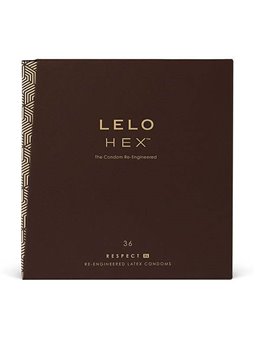Lelo Hex Respect XL - Preservativi in Lattice Naturale Pacco da 36