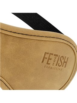 Fetish Submissive Origen - Vegan Leather Mask With Neoprene Lining