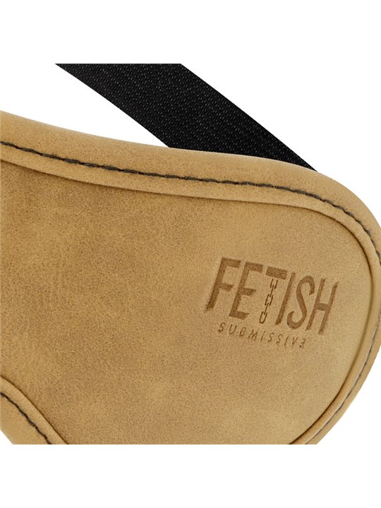 Fetish Submissive Origen - Vegan Leather Mask With Neoprene Lining