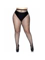 Leg Avenue - Collant a Rete Taglia Plus Nero